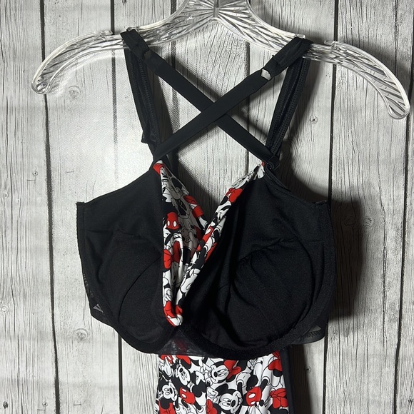 Torrid x Disney Mickey & Minnie Mouse underwire tankini size 3 - Picture 8 of 11